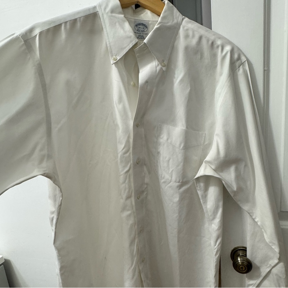 Brooks Brothers White Dress Shirt XL